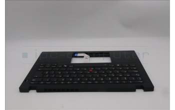 Lenovo 5M11S33733 C-Cover with keyboard, Spanish, Black, Backlight, Heat Staking, UK