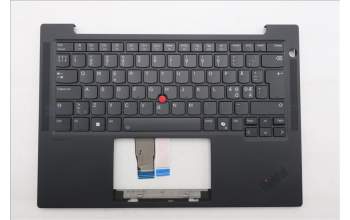 Lenovo 5M11S37312 C-Cover with keyboard, Nordic, Black, Backlight, UK