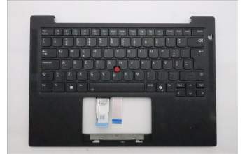 Lenovo 5M11S37340 C-Cover with keyboard, Portuguese, Black, Backlight, UK