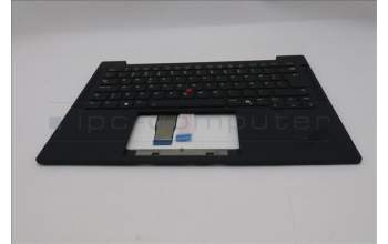 Lenovo 5M11S37393 C-Cover with keyboard, Swedish/Finnish, Black, Backlight, UK