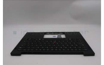 Lenovo 5M11S37457 C-Cover with keyboard, UK English, Black, Backlight, UK