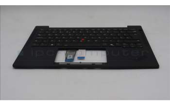 Lenovo 5M11S37463 C-Cover with keyboard, UK English, Black, Backlight, UK