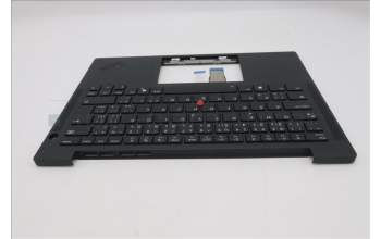 Lenovo 5M11S37532 C-Cover with keyboard, Czech Slovakian, Black, Backlight, WWAN, UK
