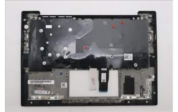 Lenovo 5M11S37540 C-Cover with keyboard, Danish, Black, Backlight, WWAN, UK