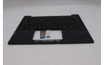 Lenovo 5M11S37540 C-Cover with keyboard, Danish, Black, Backlight, WWAN, UK