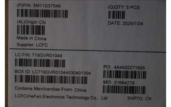 Lenovo 5M11S37548 C-Cover with keyboard, English, Black, Backlight, WWAN, US