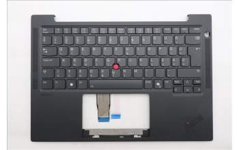 Lenovo 5M11S37616 C-Cover with keyboard, Hungarian, Black, Backlight, WWAN, UK