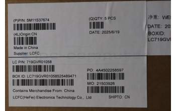 Lenovo 5M11S37674 C-Cover with keyboard, Nordic, Black, Backlight, WWAN, UK