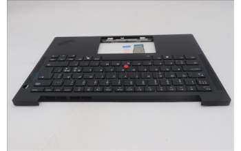 Lenovo 5M11S37674 C-Cover with keyboard, Nordic, Black, Backlight, WWAN, UK