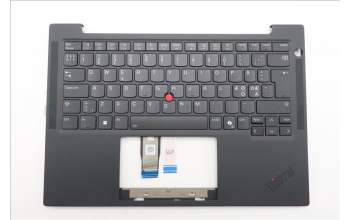 Lenovo 5M11S37676 C-Cover with keyboard, Nordic, Black, Backlight, WWAN, UK