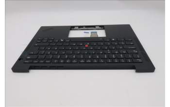 Lenovo 5M11S37715 C-Cover with keyboard, Swedish/Finnish, Black, Backlight, WWAN, UK