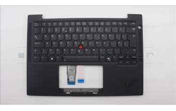 Lenovo 5M11S37772 C-Cover with keyboard, UK English, Black, Backlight, WWAN, UK