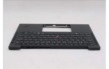 Lenovo 5M11S37995 C-Cover with keyboard, Czech Slovakian, Black, Backlight, UK