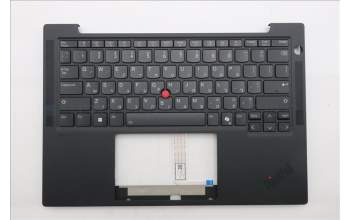 Lenovo 5M11S38022 C-Cover with keyboard, Hebrew, Black, Backlight, US