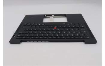 Lenovo 5M11S38052 C-Cover with keyboard, Portuguese, Black, Backlight, UK
