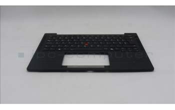 Lenovo 5M11S38059 C-Cover with keyboard, Slovenian, Black, Backlight, UK