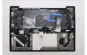 Lenovo 5M11S38060 C-Cover with keyboard, Spanish, Black, Backlight, UK