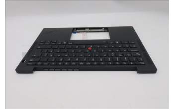 Lenovo 5M11S38064 C-Cover with keyboard, Swedish/Finnish, Black, Backlight, UK