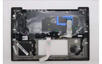 Lenovo 5M11S38067 C-Cover with keyboard, Switzerland, Black, Backlight, UK