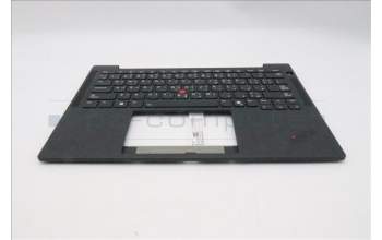Lenovo 5M11S38090 C-Cover with keyboard, Arabic, Black, Backlight, WWAN, US