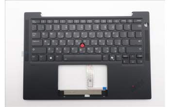 Lenovo 5M11S38133 C-Cover with keyboard, Hebrew, Black, Backlight, WWAN, US