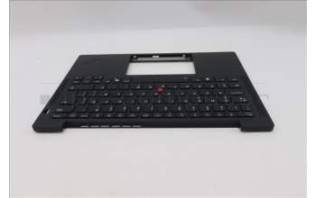 Lenovo 5M11S38139 C-Cover with keyboard, Icelandic, Black, Backlight, WWAN, UK