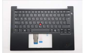 Lenovo 5M11S53825 C-Cover with keyboard, UK English, Black, Backlight, UK