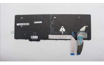 Lenovo 5M11T54132 Keyboard Internal, German, Black, Backlight, w/Numpad, UK