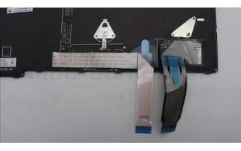 Lenovo 5M11T54132 Keyboard Internal, German, Black, Backlight, w/Numpad, UK