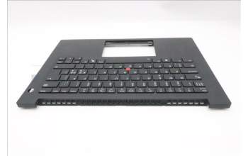 Lenovo 5M11T54299 C-Cover with keyboard, Nordic, Black, Backlight, UK