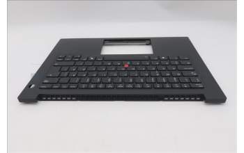 Lenovo 5M11T54319 C-Cover with keyboard, Swedish/Finnish, Black, Backlight, UK