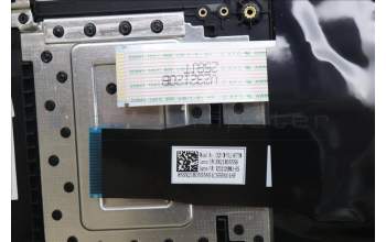 Lenovo 5M11T55123 C-Cover with keyboard, Estonian, Black, Backlight, Smart Card Reader, UK