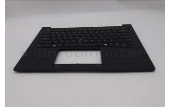 Lenovo 5M11T55127 C-Abdeckung mit Tastatur, Englisch (US, Euro), schwarz, Hintergrundbeleuchtung, Chipkartenleser