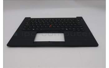 Lenovo 5M11T55223 C-Cover with keyboard, UK English, Black, Backlight, Smart Card Reader, UK