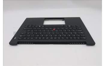 Lenovo 5M11T55223 C-Cover with keyboard, UK English, Black, Backlight, Smart Card Reader, UK
