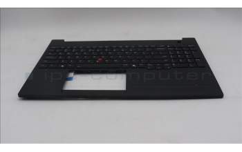 Lenovo 5M11T55267 C-Cover with keyboard, US English Euro, Black, Backlight, Number Pad, US