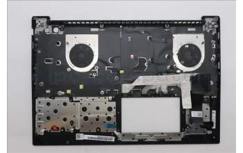 Lenovo 5M11T55320 C-Cover with keyboard, Swedish/Finnish, Black, Backlight, Number Pad, UK