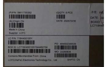 Lenovo 5M11T55352 C-Cover with keyboard, Belgian, Black, Backlight, WWAN, Number Pad, UK