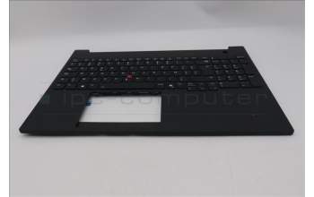 Lenovo 5M11T55352 C-Cover with keyboard, Belgian, Black, Backlight, WWAN, Number Pad, UK