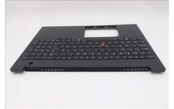Lenovo 5M11T55374 C-Cover with keyboard, Estonian, Black, Backlight, WWAN, Number Pad, UK
