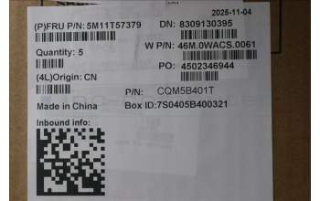 Lenovo 5M11T57379 C-Cover with keyboard, Hebrew, No NFC, US