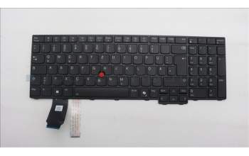 Lenovo 5M11T58828 Keyboard Internal, German, Black, Backlight, Numpad, UK