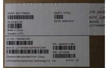 Lenovo 5M11T58829 MECH_ASM BKLT KB NP BK GER LTN