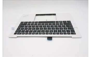 Lenovo 5M11U03799 C-Cover with keyboard, US English Euro, Black/White, FingerPrint, WLAN, US