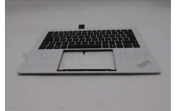 Lenovo 5M11U03807 C-Cover with keyboard, Italian, Black/White, FingerPrint, WLAN, UK