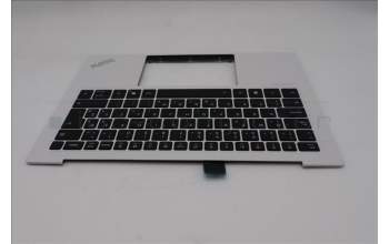 Lenovo 5M11U03816 C-Cover with keyboard, Slovenian, Black/White, FingerPrint, WLAN, UK