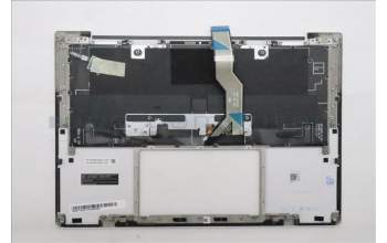 Lenovo 5M11U03817 C-Cover with keyboard, Spanish, Black/White, FingerPrint, WLAN