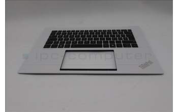 Lenovo 5M11U08063 C-Cover with keyboard, Italian, White, FingerPrint, UK