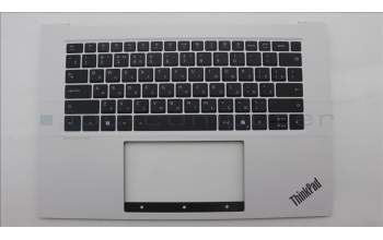 Lenovo 5M11U08074 C-Cover with keyboard, Russian, White, FingerPrint, US