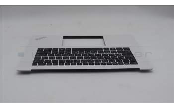 Lenovo 5M11U08074 C-Cover with keyboard, Russian, White, FingerPrint, US